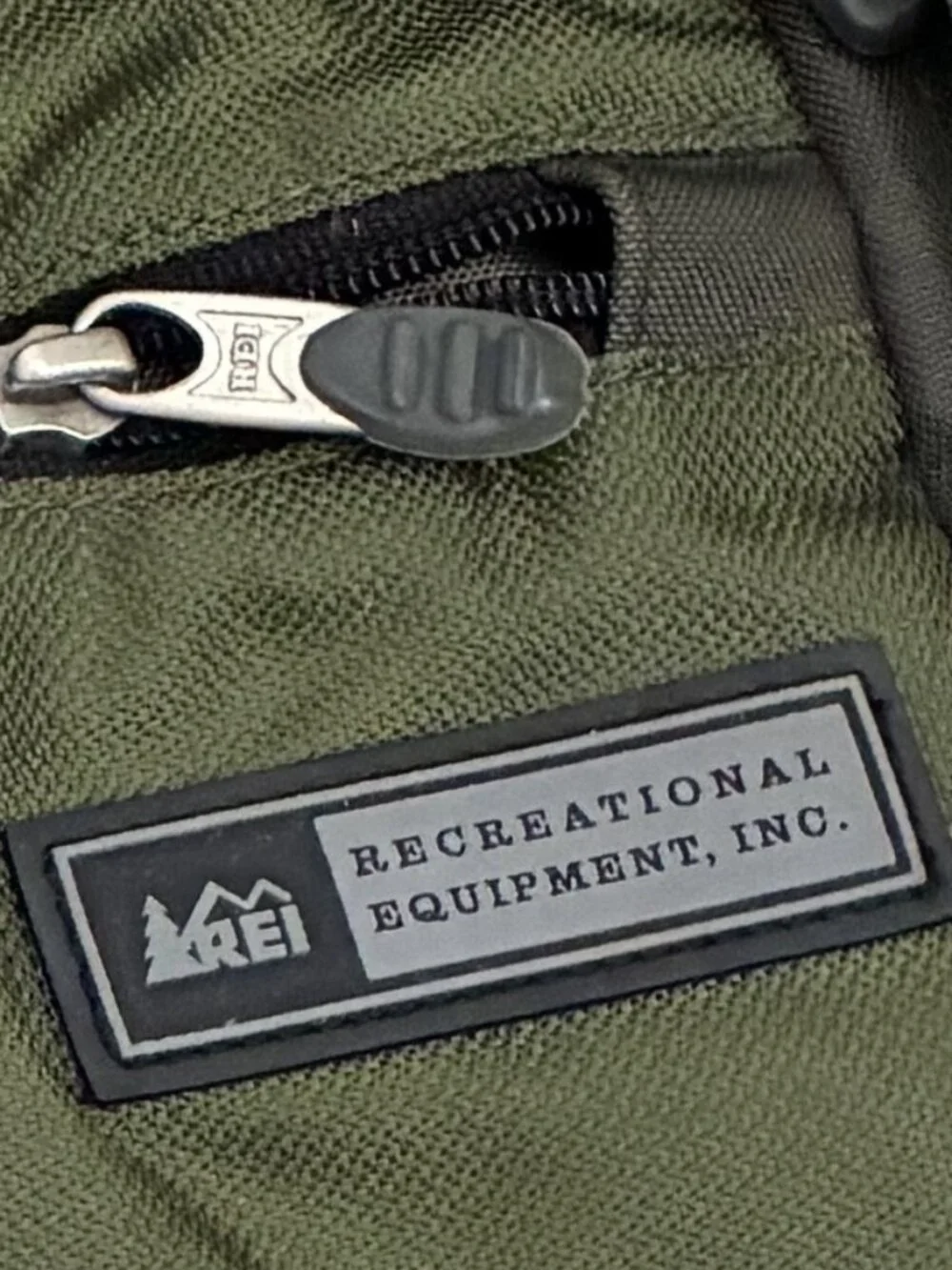 Vintage REI Expandable Workload Commuter Backpack Olive Green Tech Bag